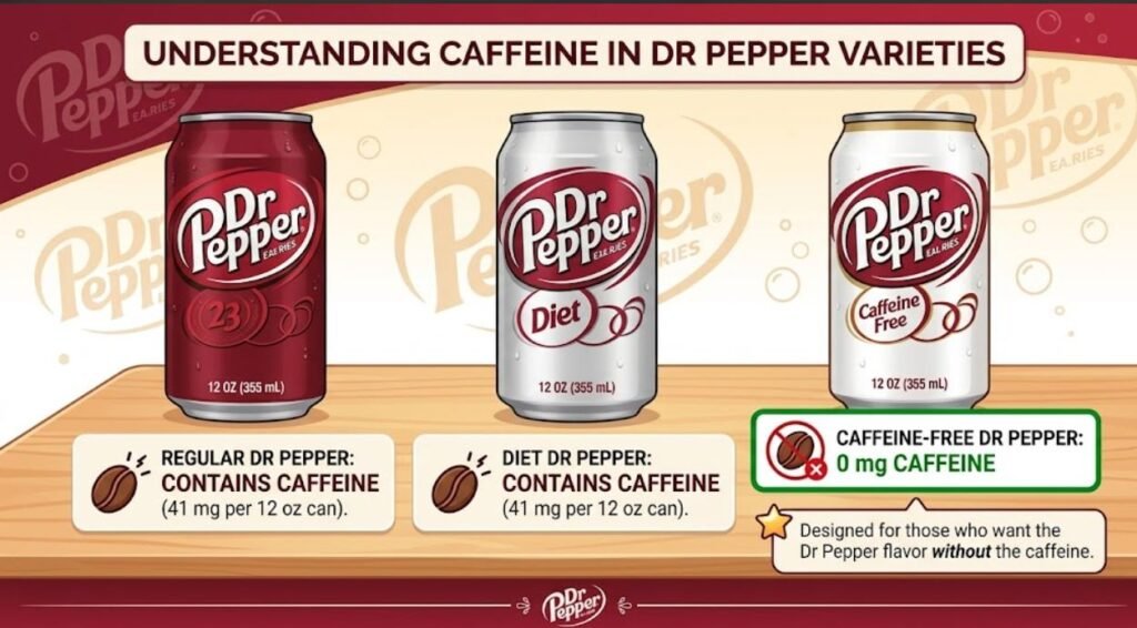 Dr Pepper Caffeine Content at a Glance
