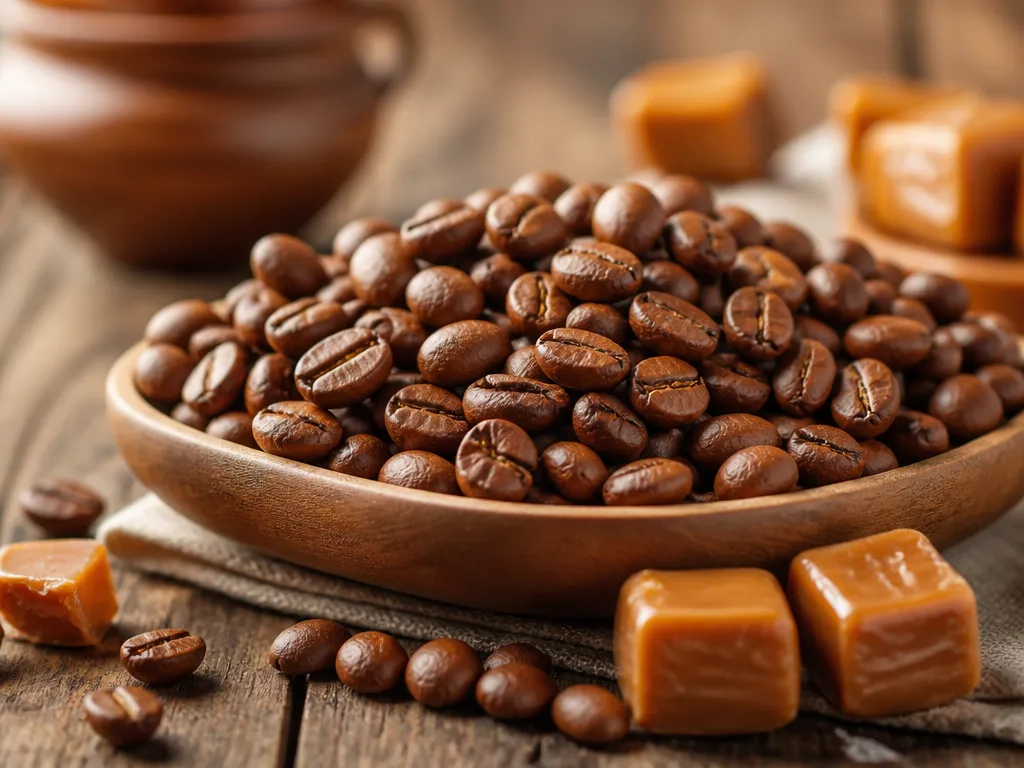 Caramel Coffee Beans