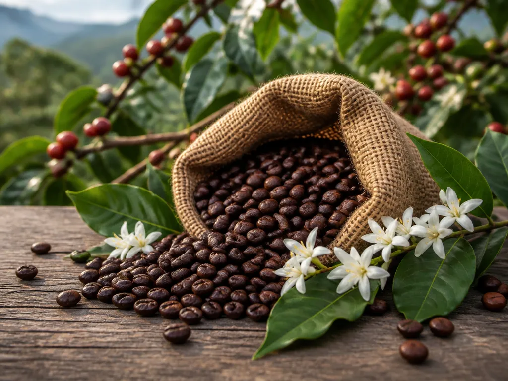 Floral Coffee Beans