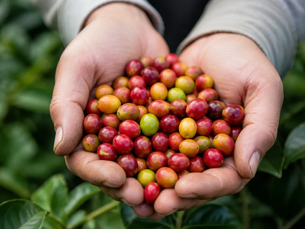 fresh coffee beans