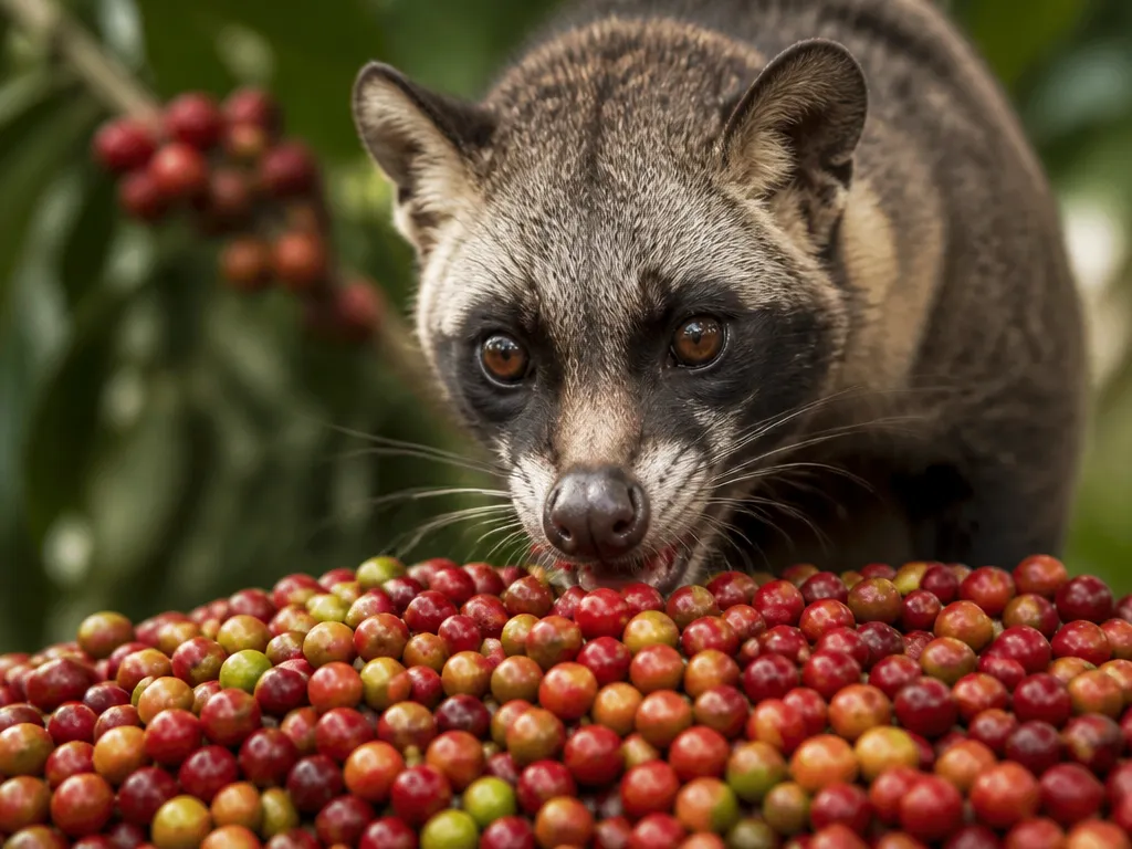 how coffee is made from animal