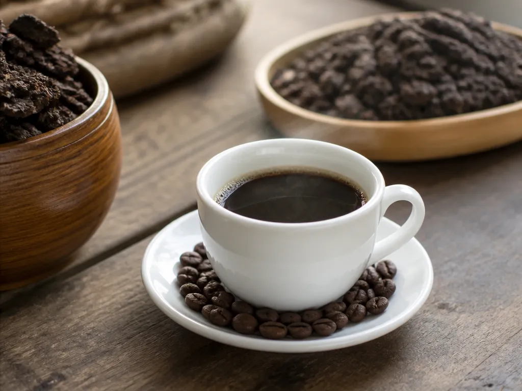 is coffee made from poop