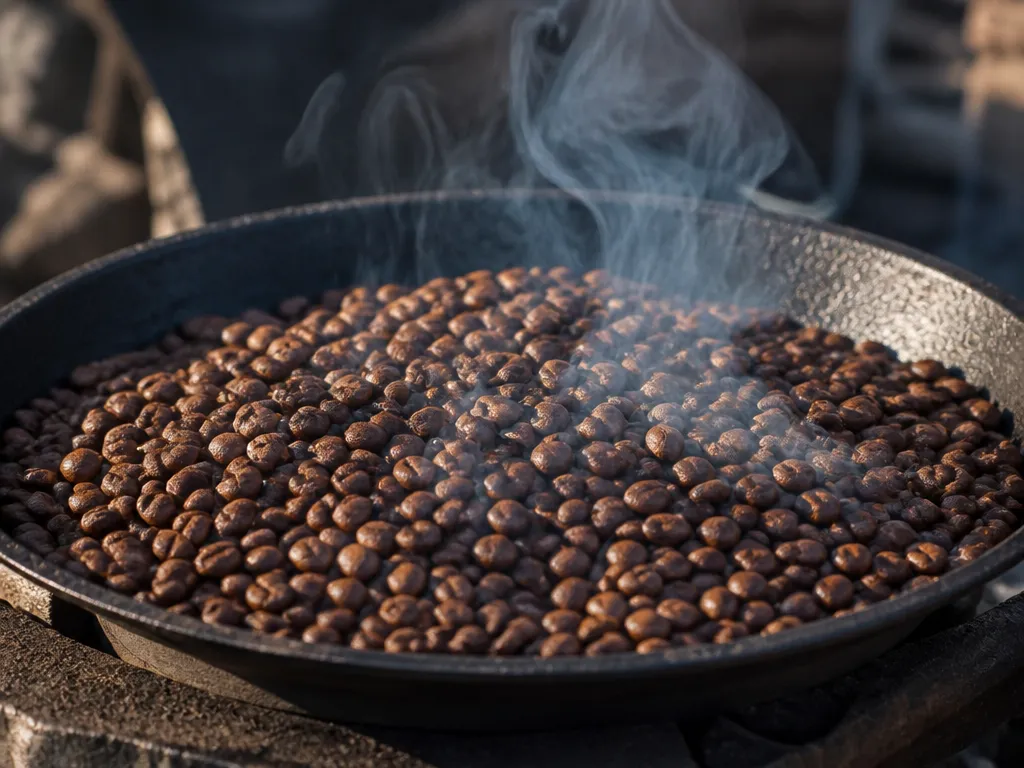 Smoky Coffee Beans