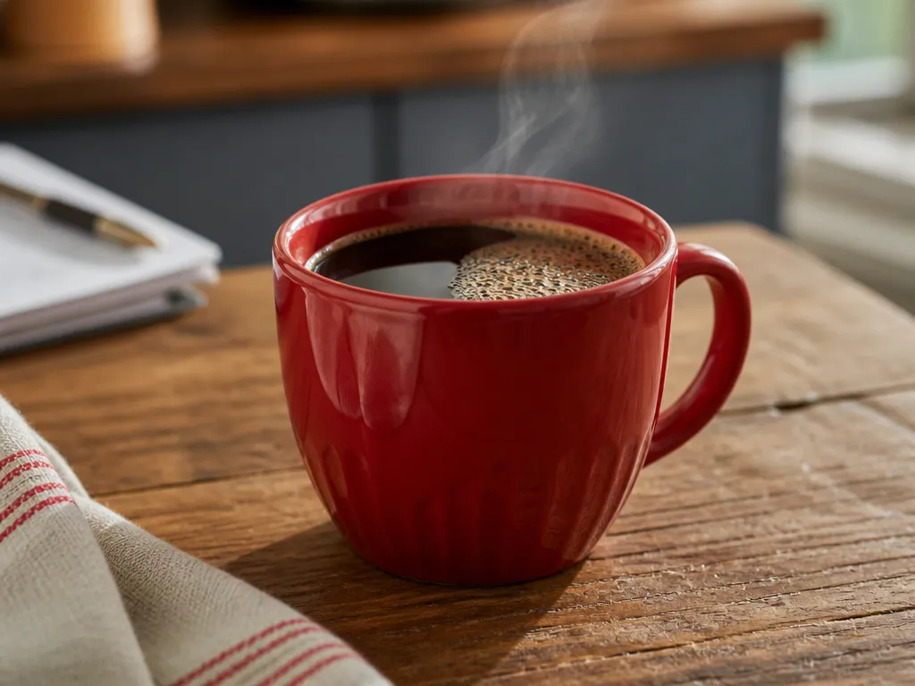 caffeine in a cup of Folgers