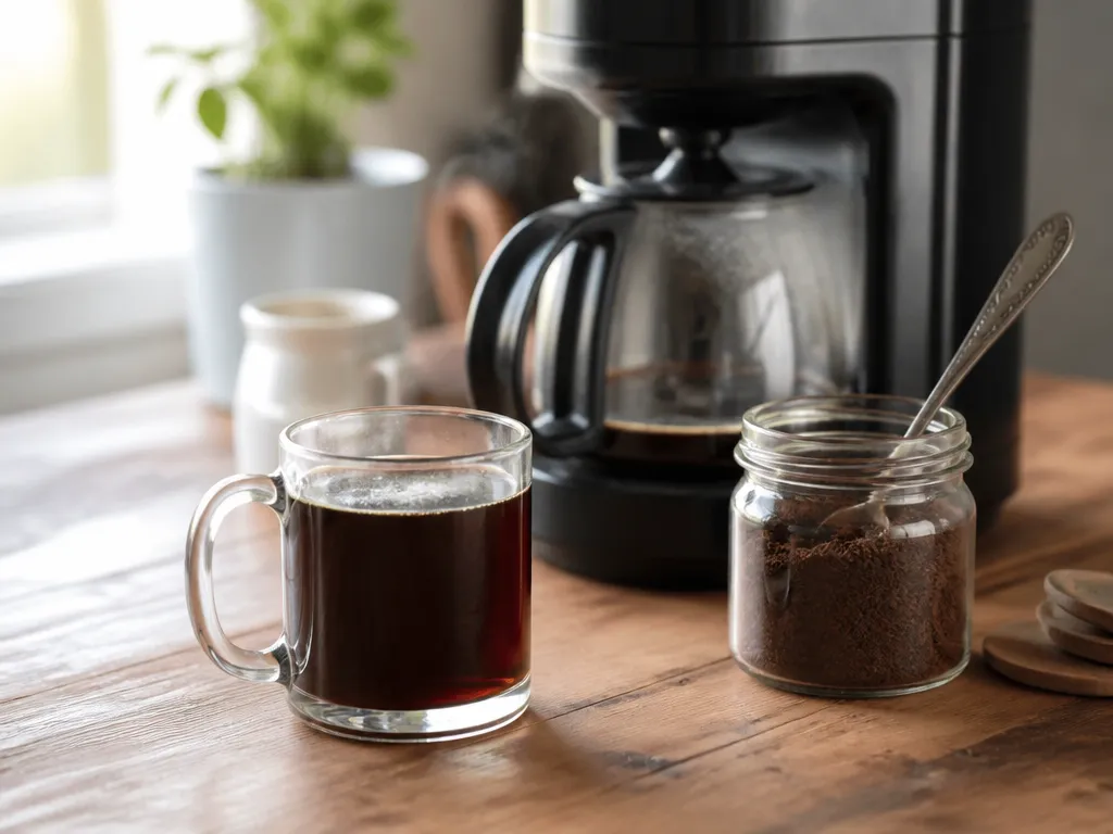 Folgers decaf caffeine content