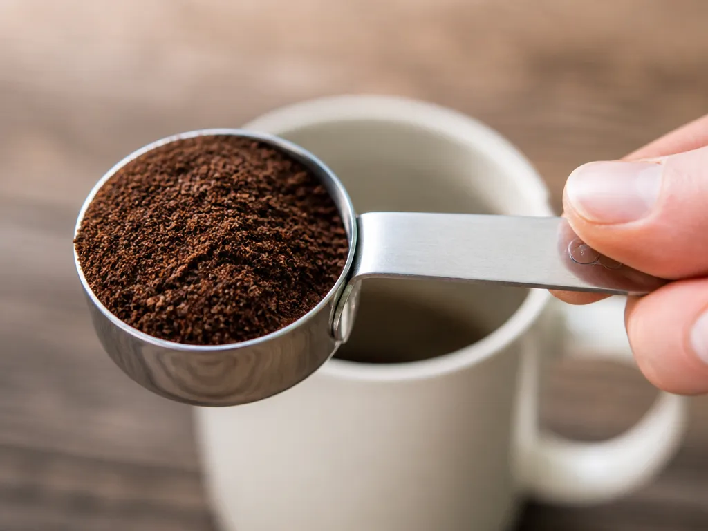 how much caffeine in 1 tablespoon of Folgers