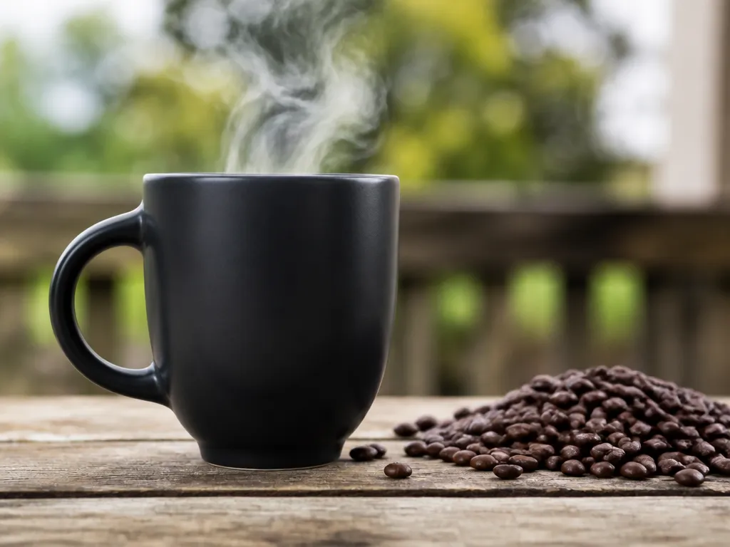 how much caffeine in Folgers Black Silk