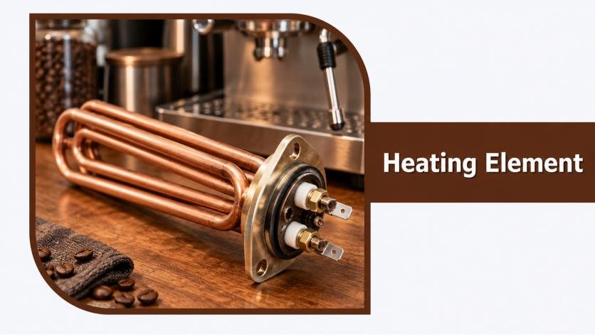 Group Head



Portafilter



Filter Basket



Tamper



Shower Screen



Group Head Gasket



Brew Pressure Gauge



Brew Switch



Water Reservoir



Water Pump



Water Inlet Valve



Flow Meter



Boiler



Heating Element



Thermostat